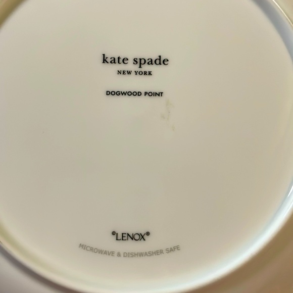 Kate Spade by Lenox - Dogwood Point - 9” Luncheon or salad Plate Replacement - Picture 6 of 10